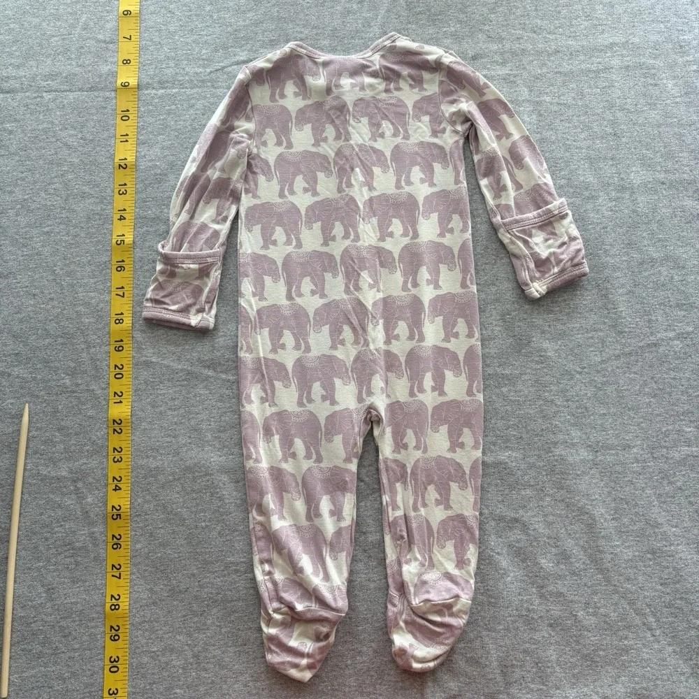 Boutique Kate Quinn Long Sleeve Sleeper One-Piece Organic Cotton 6-9M Pink